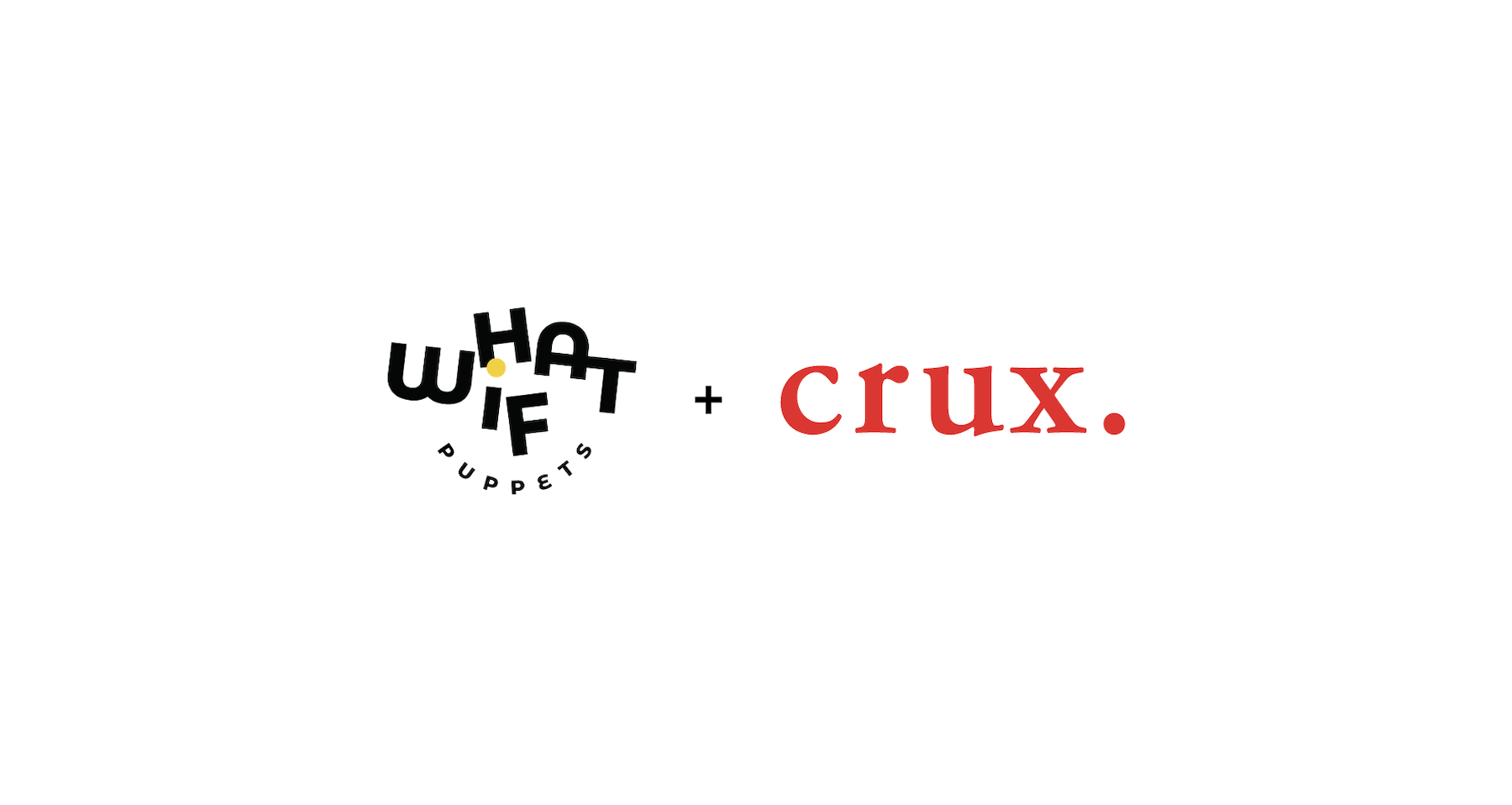 what if puppets + crux logo
