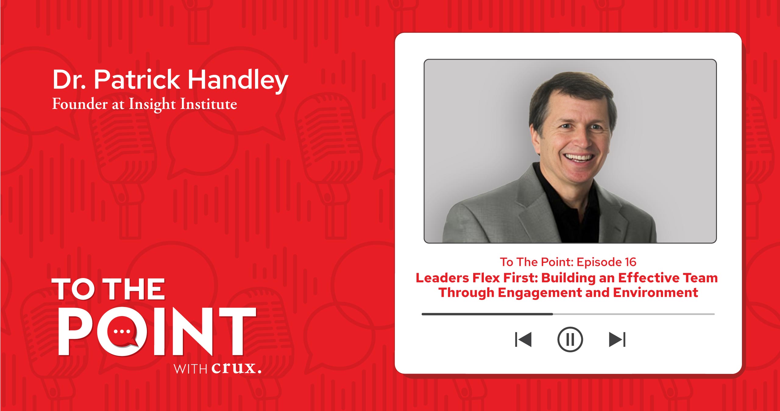 Dr. Patrick Handley podcast episode graphic