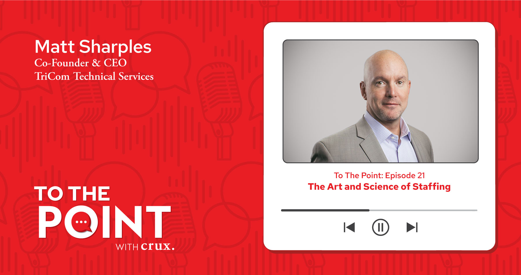 Matt Sharples podcast episode graphic