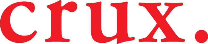 Crux logo red